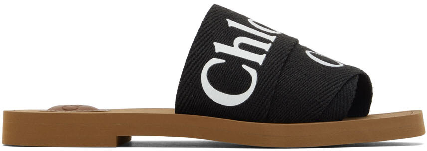 

Черные сандалии Woody Chloé
