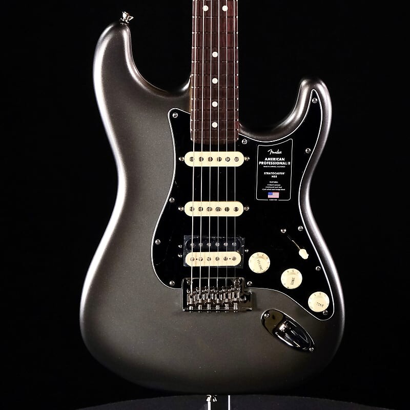 

Fender American Professional II Stratocaster HSS - Mercury с палисандровой накладкой