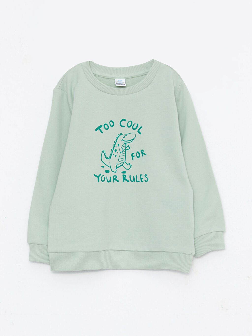 

Толстовка для мальчика с круглым вырезом и длинными рукавами с принтом LCW Eco