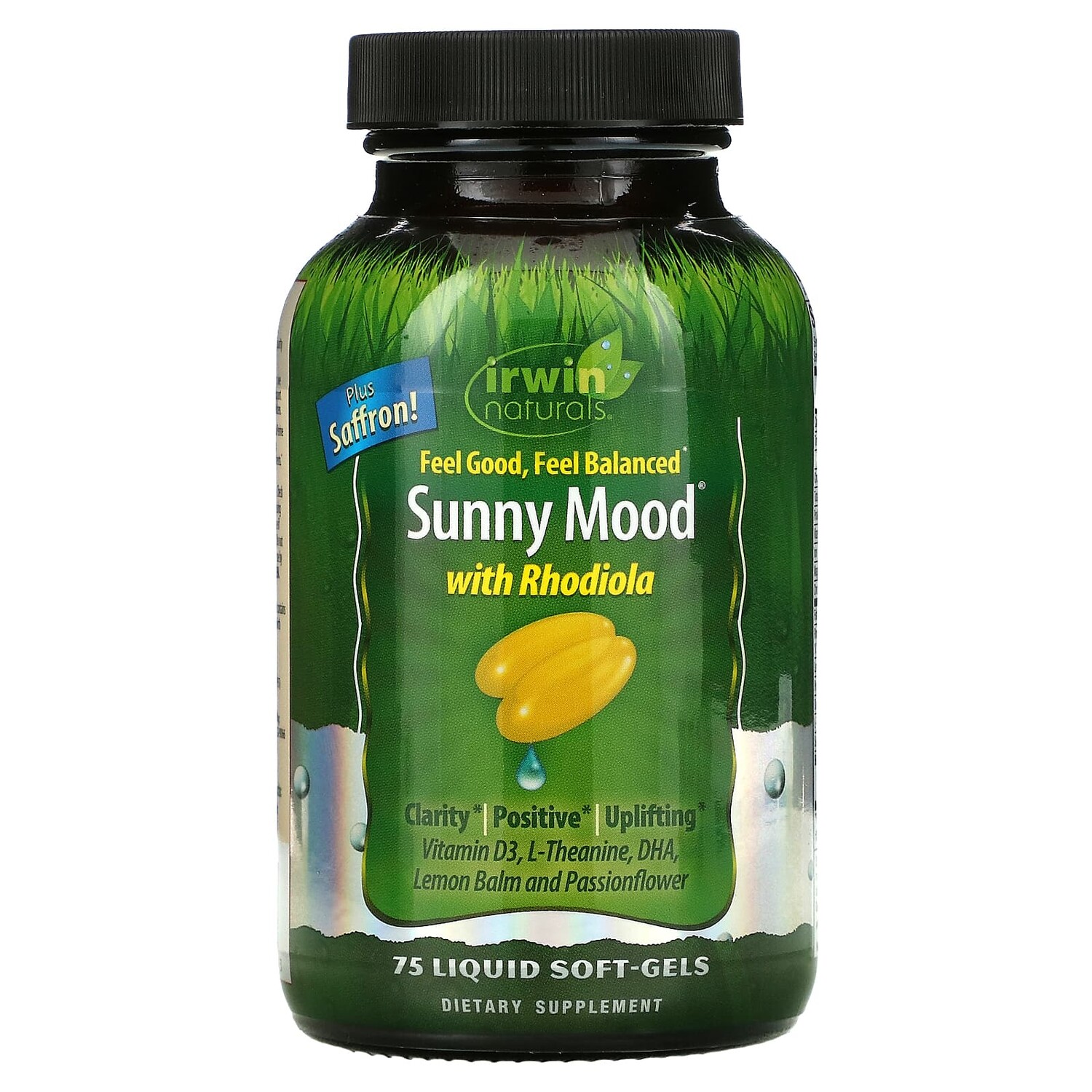 

Sunny Mood, 75 мягких желатиновых капсул с жидкостью, Irwin Naturals