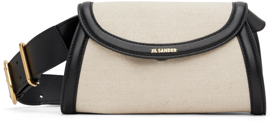

Бежевая сумка Cannolo Jil Sander