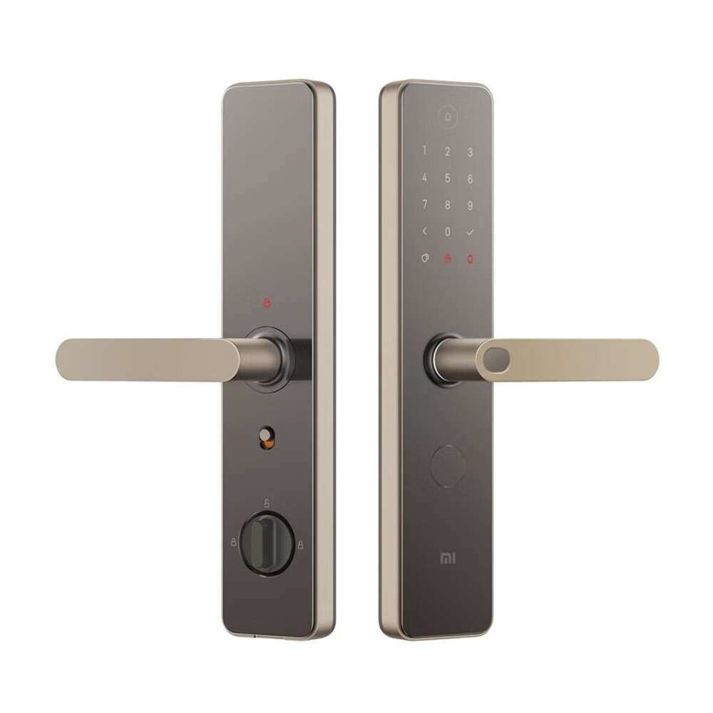 

Электронный замок Xiaomi Smart Door Lock 1S, биометрический, матово-золотой