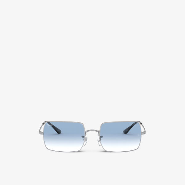 Солнцезащитные очки RB1969 в прямоугольной оправе Ray-Ban, серебряный 28095