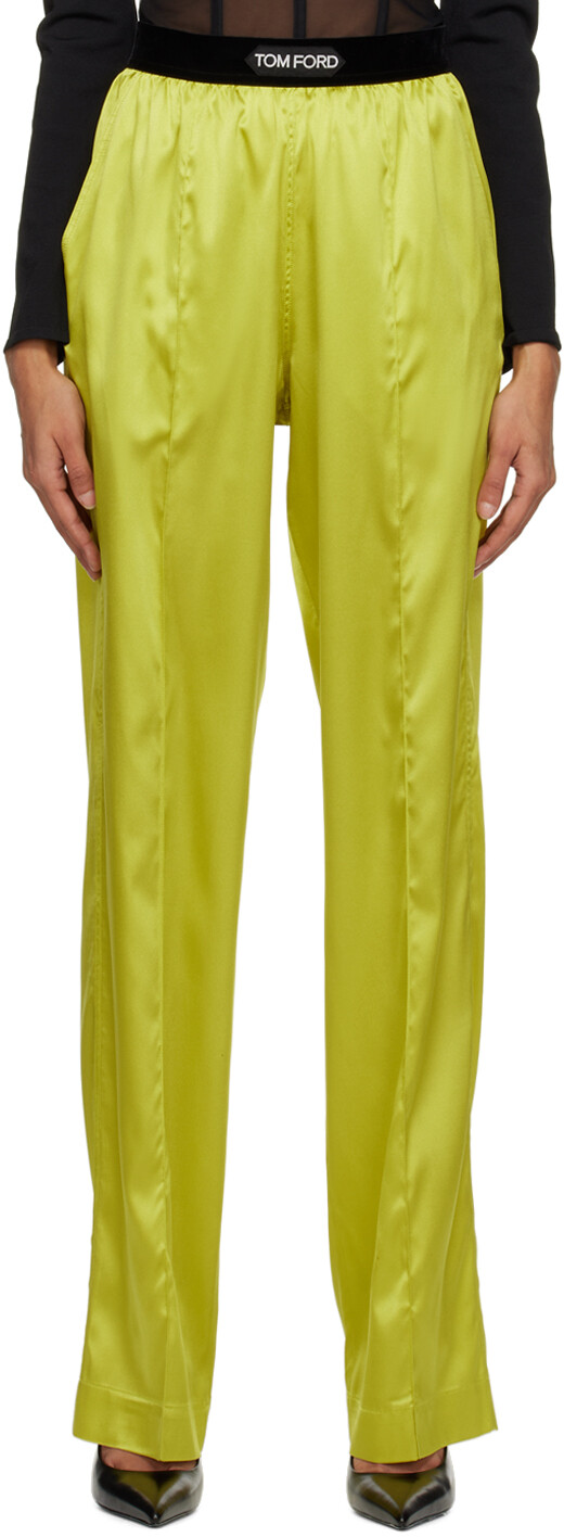 

Зеленые брюки PJ Lounge TOM FORD, Зеленый