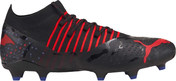 

Бутсы Puma Batman x Future 3.3 FG AG Black High Risk Red, черный