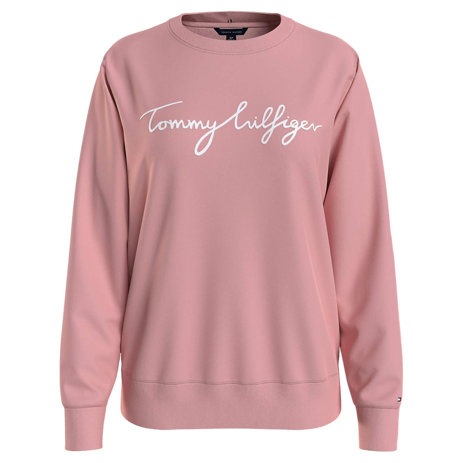 

Свитшот Tommy Hilfiger Signature Logo, розовый