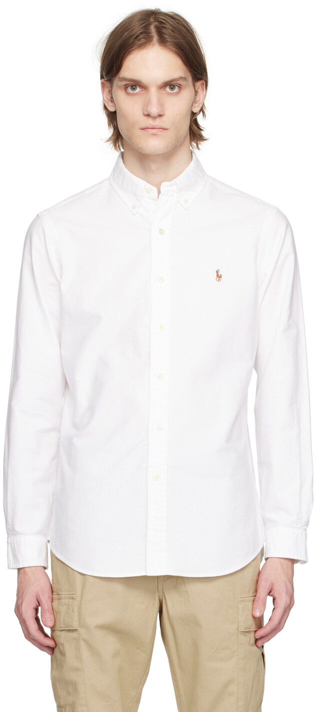 

Белая культовая рубашка Polo Ralph Lauren
