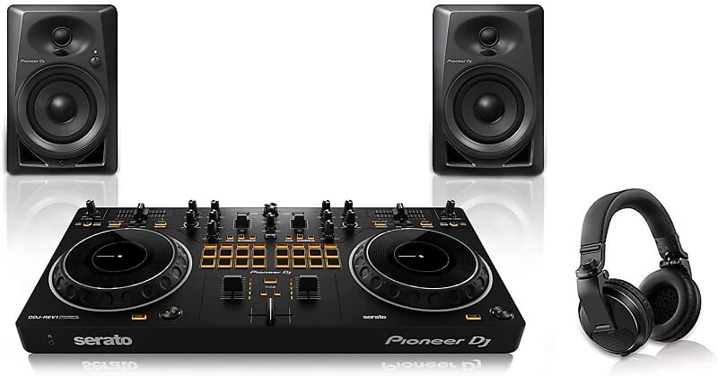 

Комплект Pioneer Pro DJ с комплектом DDJ-REV1 + DM-40 + наушниками HDJ-X5 K-REV1AMZ-DM40-HDJX5-DJ