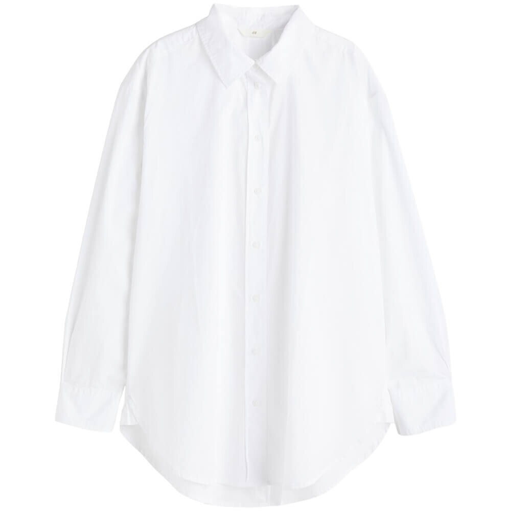 

Рубашка H&M Poplin, белый