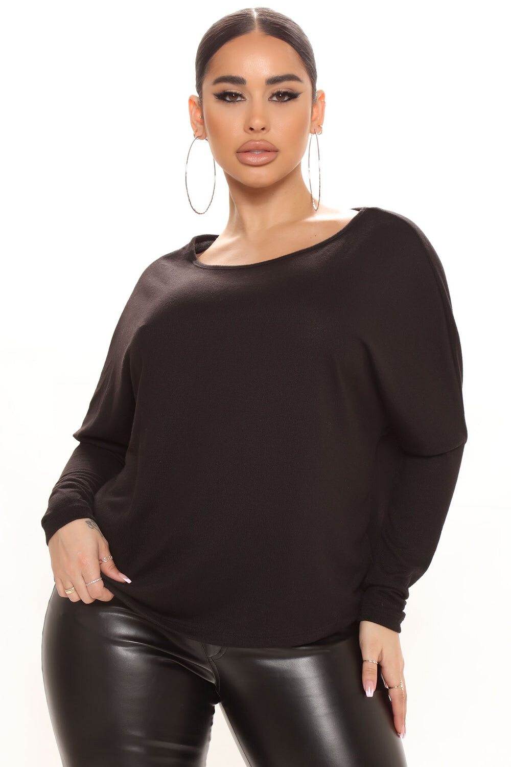 

Топ Fashion Nova HF21F729, черный