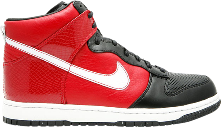 Лимитированные кроссовки Nike Dunk High Supreme, красный - фото