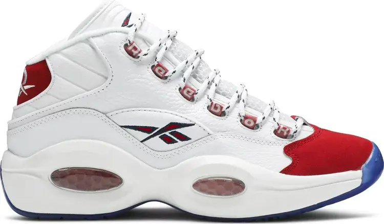 

Кроссовки question mid og 'red toe' 2020 Reebok, красный