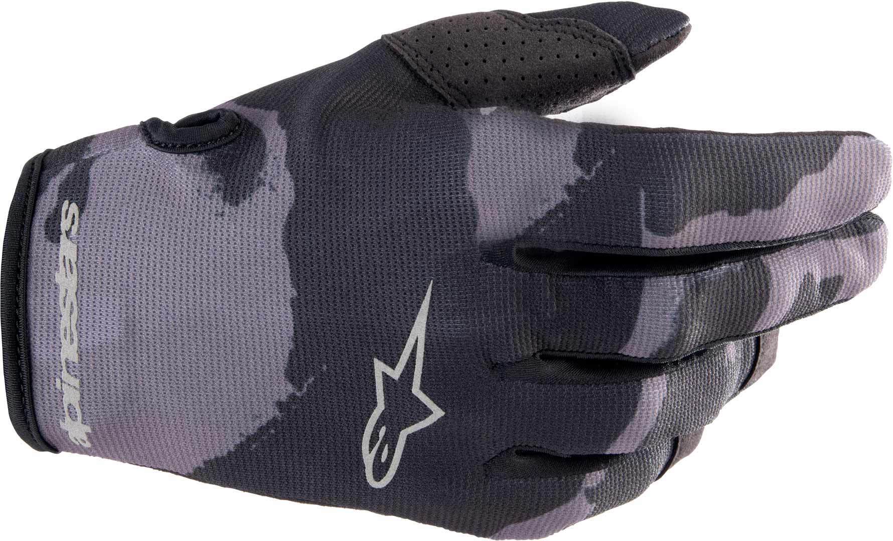 Детские перчатки для мотокросса Alpinestars Radar, серый перчатки детские двойные чёрный серый размер 17