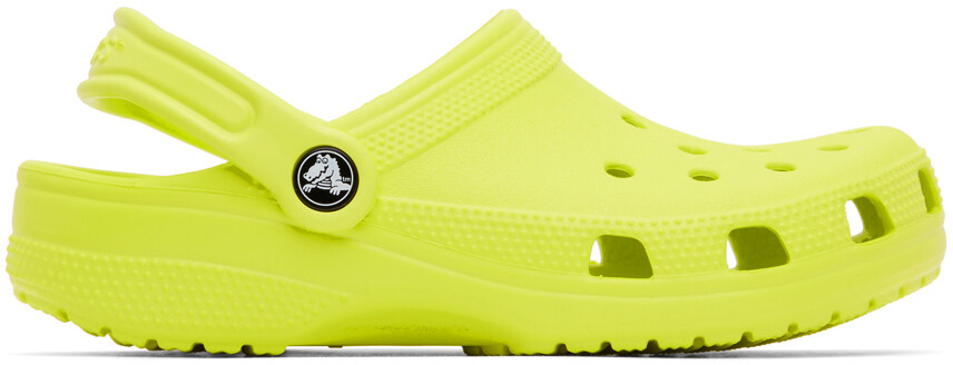 

Желтые классические сабо Crocs