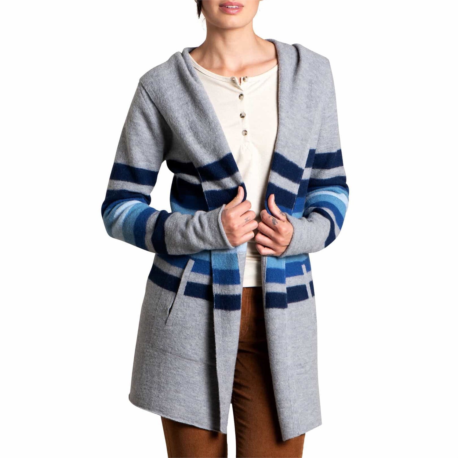 

Толстовка Toad & Co Merino Heartfelt с капюшоном, мультиколор
