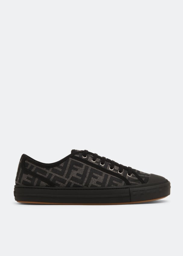 

Кроссовки FENDI Domino sneakers, черный