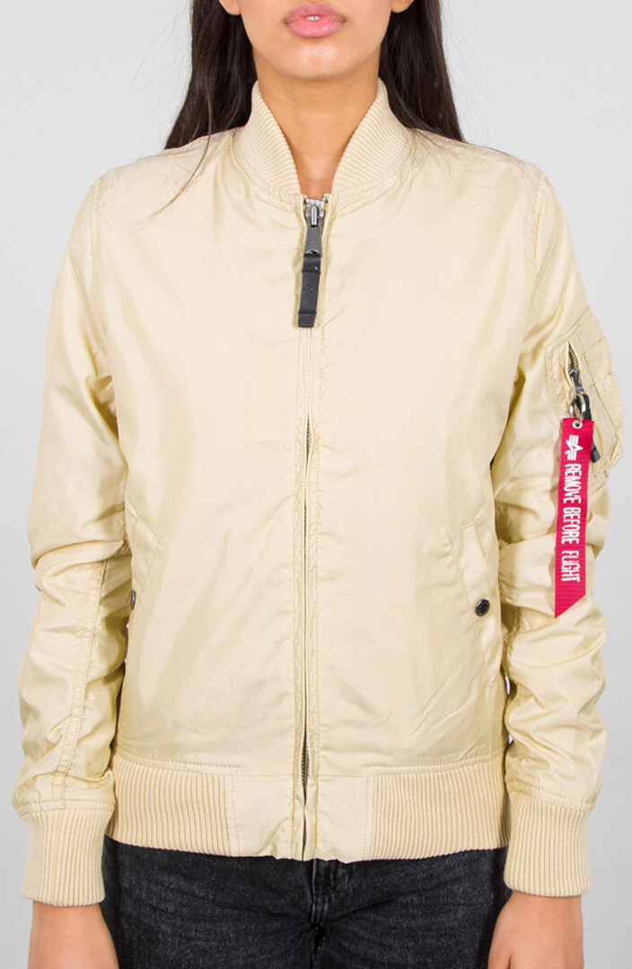 

Куртка Alpha Industries MA-1 TT женская, кремовая