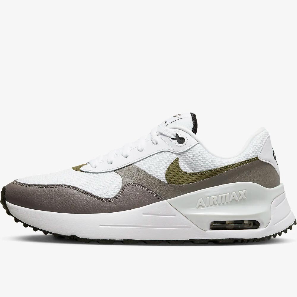 

Кроссовки Nike Air Max SYSTM Men's, коричневый/белый/темно-зеленый