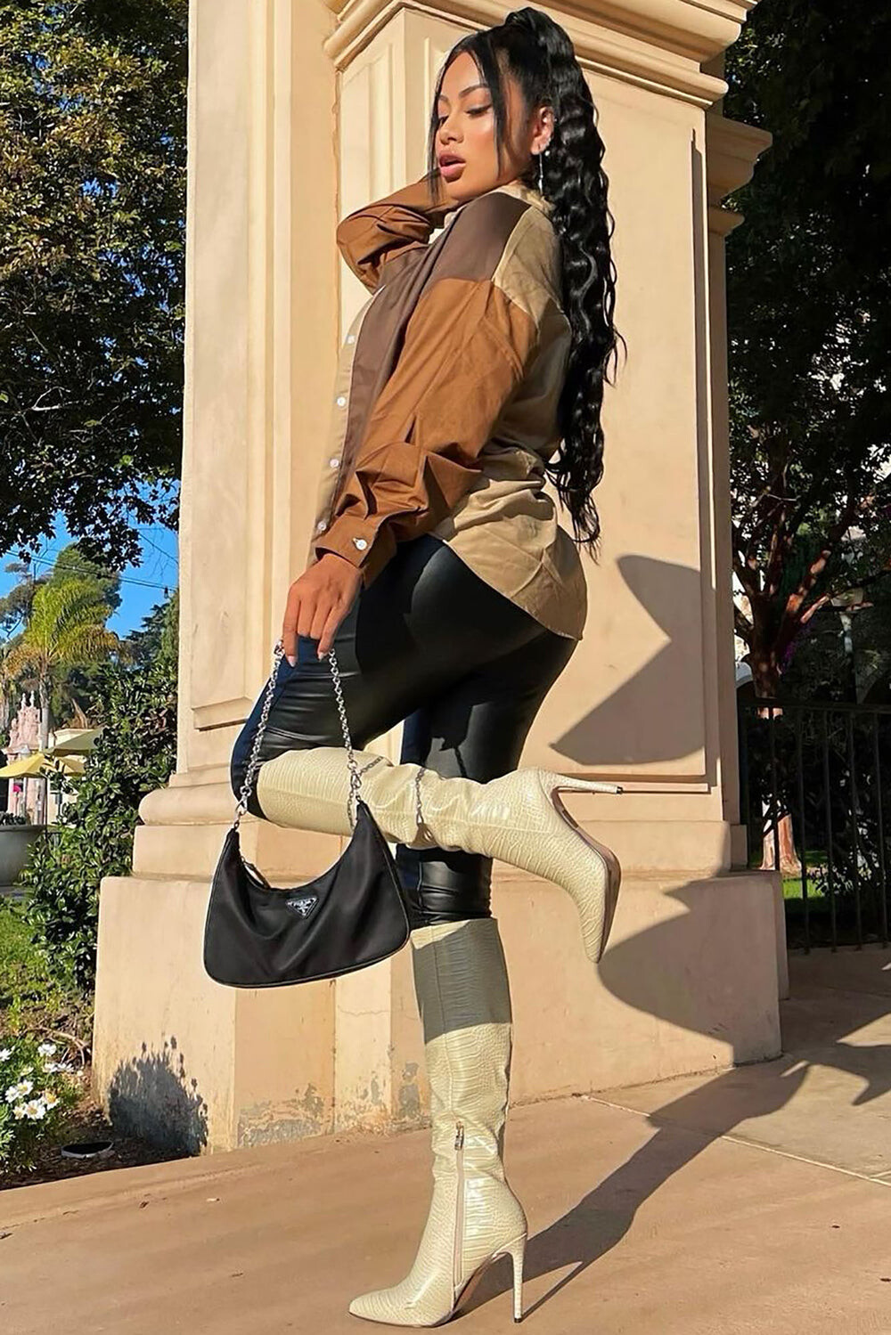 

Рубашка Fashion Nova TI5411, коричневый