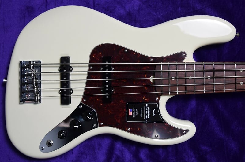 

Fender American Professional II Jazz (5), олимпийский белый / палисандр Am Pro 2 Jazz (V)