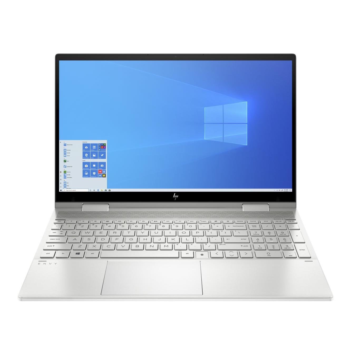 Ноутбук HP ENVY x360 15-ed1055wm 15.6" FullHD 8ГБ/512ГБ, i5-1135G7, серебряный, английская клавиатура - фото