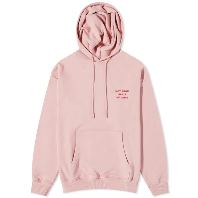 

Худи Drôle De Monsieur Not Form Paris Madame Slogan, розовый