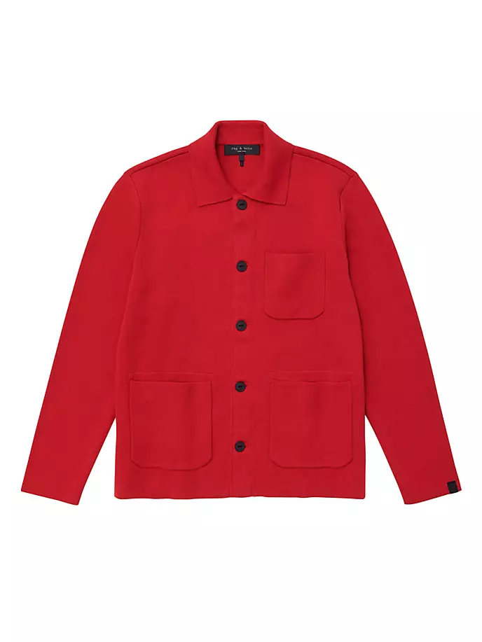 

Хлопковый кардиган Jayden Chore Rag & Bone, красный