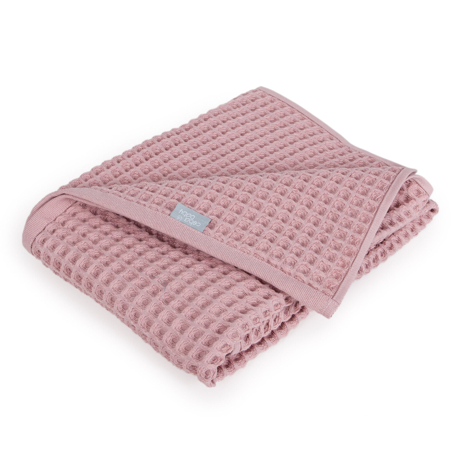 

Одеяло детское Ceba Baby Basic Waffle Line Silver Pink