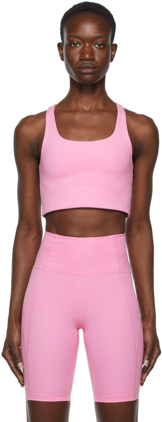 

Эксклюзивный розовый спортивный бюстгальтер SSENSE Paloma Girlfriend Collective