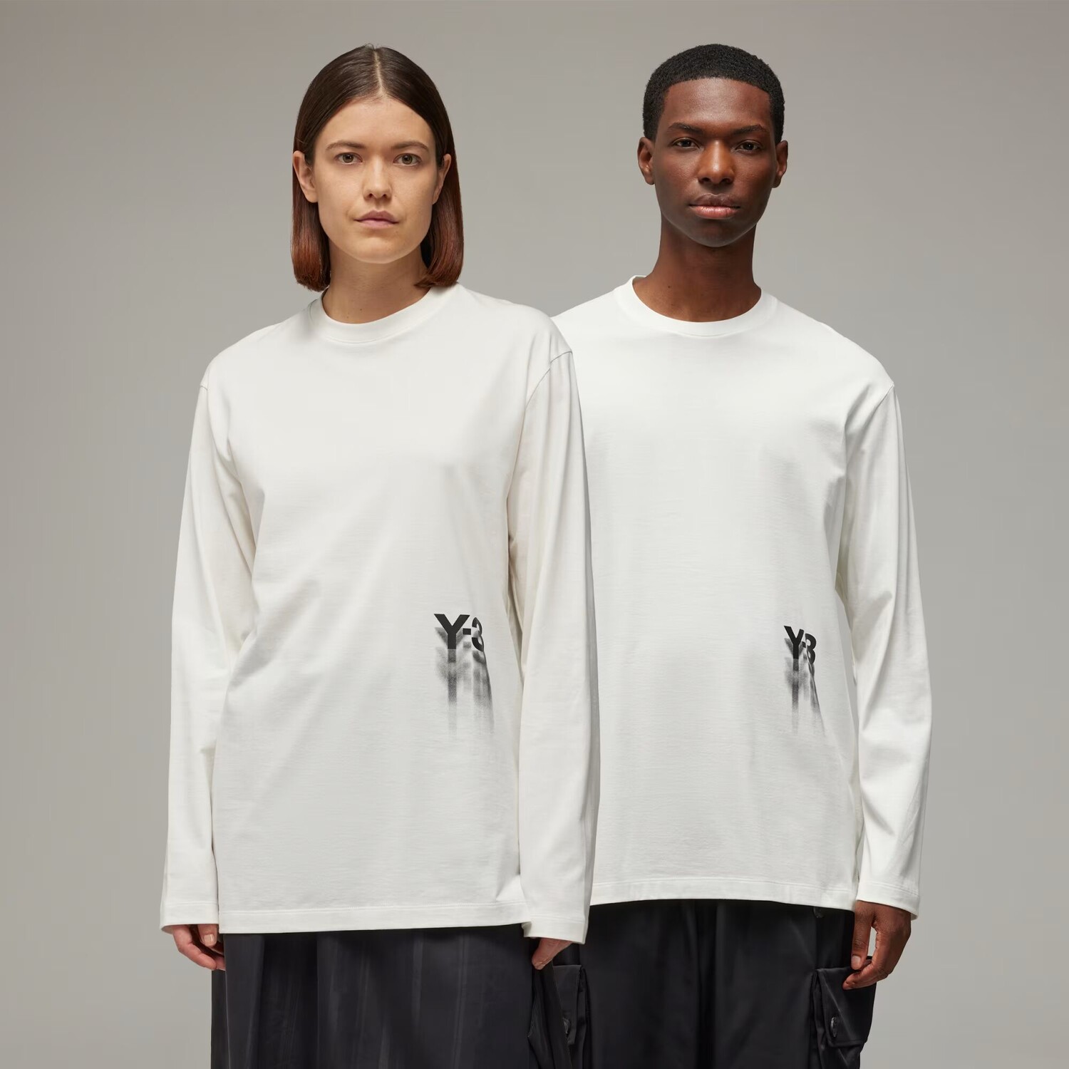 

Футболка с длинными рукавами и графическим рисунком Y-3 Adidas