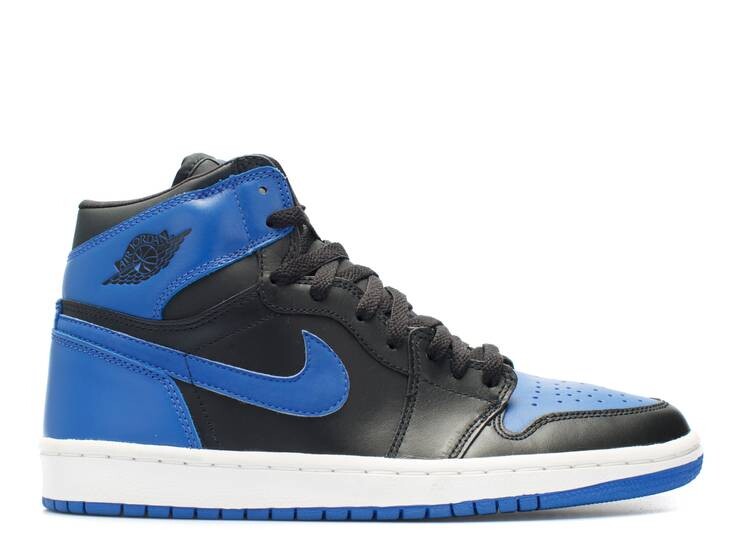 

Кроссовки AIR JORDAN 1 RETRO 'ROYAL' 2001, черный