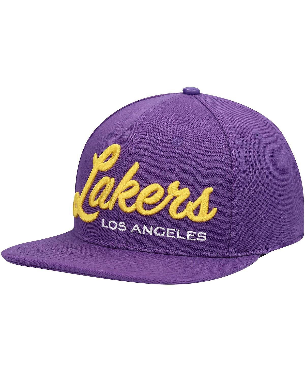 

Мужская фиолетовая бейсболка Los Angeles Lakers Drop Shadow с надписью Snapback Pro Standard
