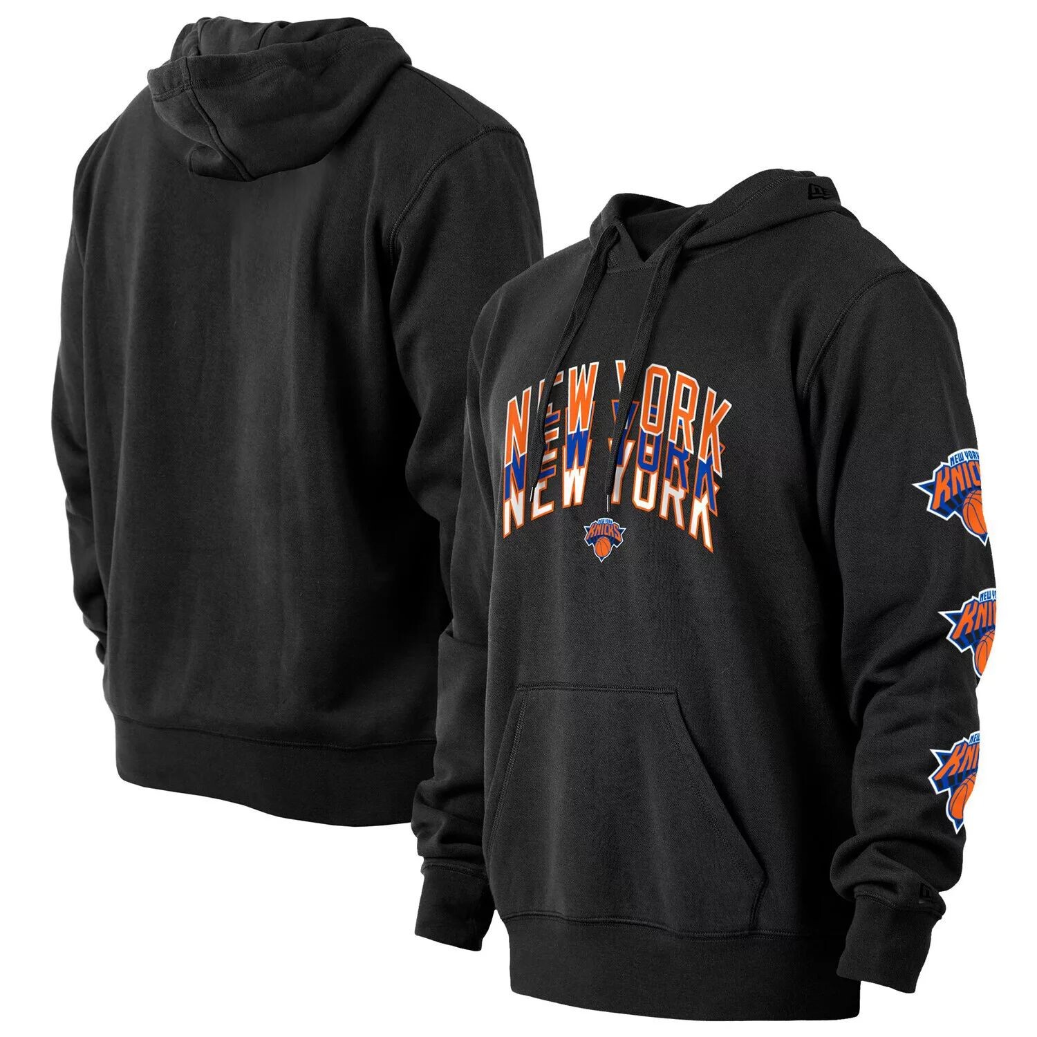 

Мужской черный пуловер с капюшоном New York Knicks 2022/23 City Edition Big & Tall New Era