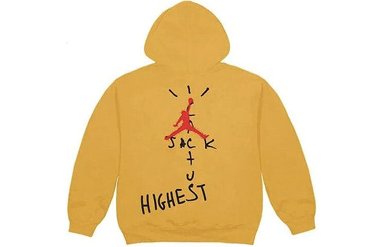 

Худи унисекс Travis Scott x Nike Air Jordan с принтом, жёлтый, Желтый