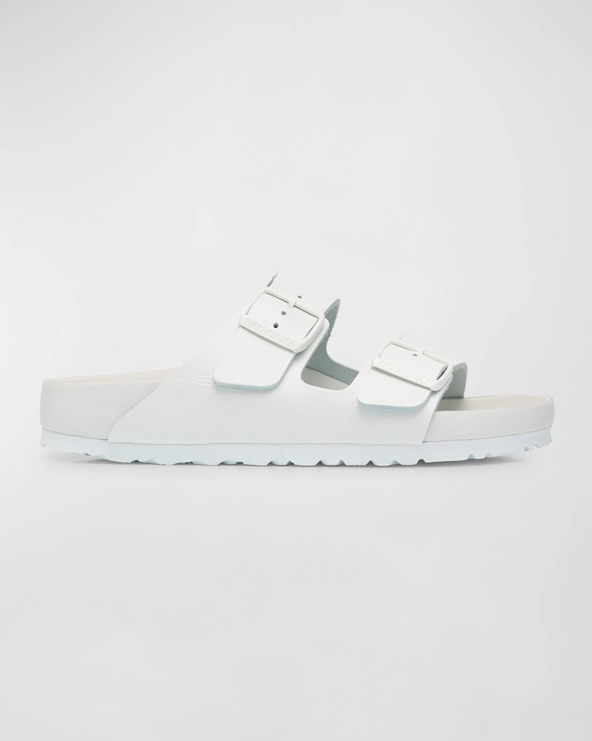 

Сандалии Arizona из изысканной кожи с двойной пряжкой BIRKENSTOCK, цвет White