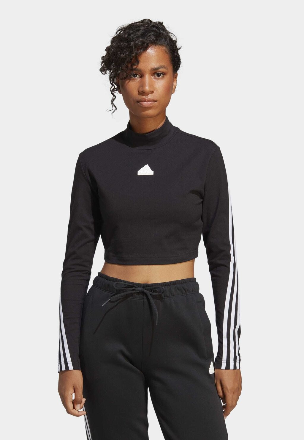 

Рубашка с длинным рукавом Adidas, черный