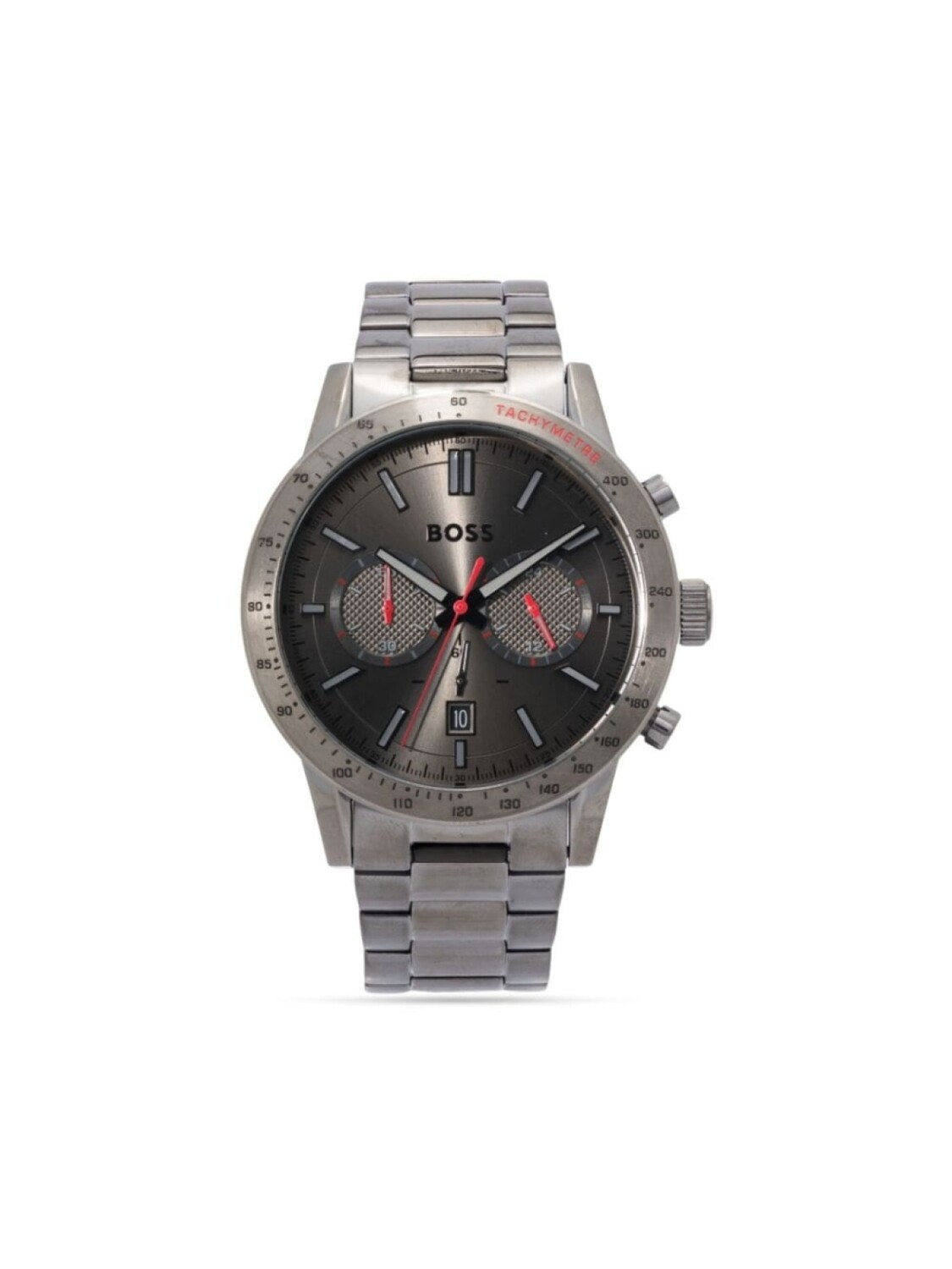 

Movado наручные часы Allure Chronograph Quartz 44 мм из коллаборации с BOSS, серый