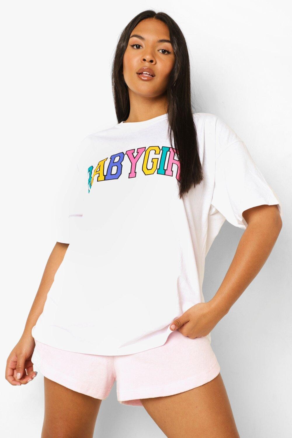 

футболка для девочки Boohoo, белый