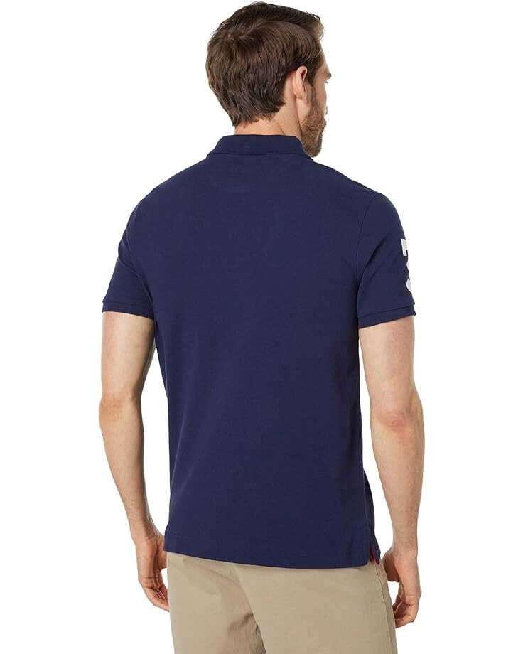 

Поло U.S. POLO ASSN. Short Sleeve Pieced Sash Pique Polo, цвет Classic Navy