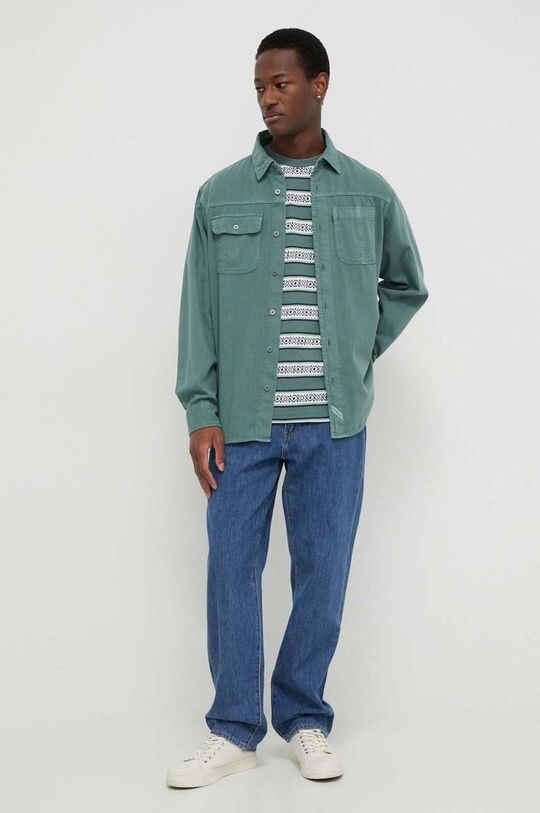 

Джинсовая рубашка Levi's, зеленый