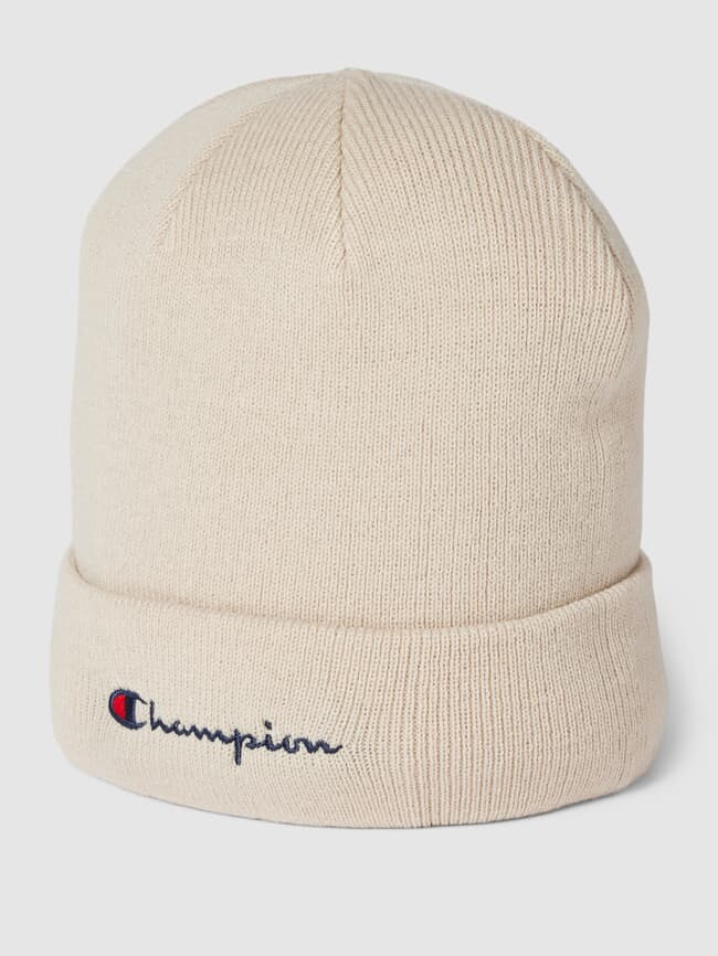 

Шапка с пришитой этикеткой CHAMPION, бежевый