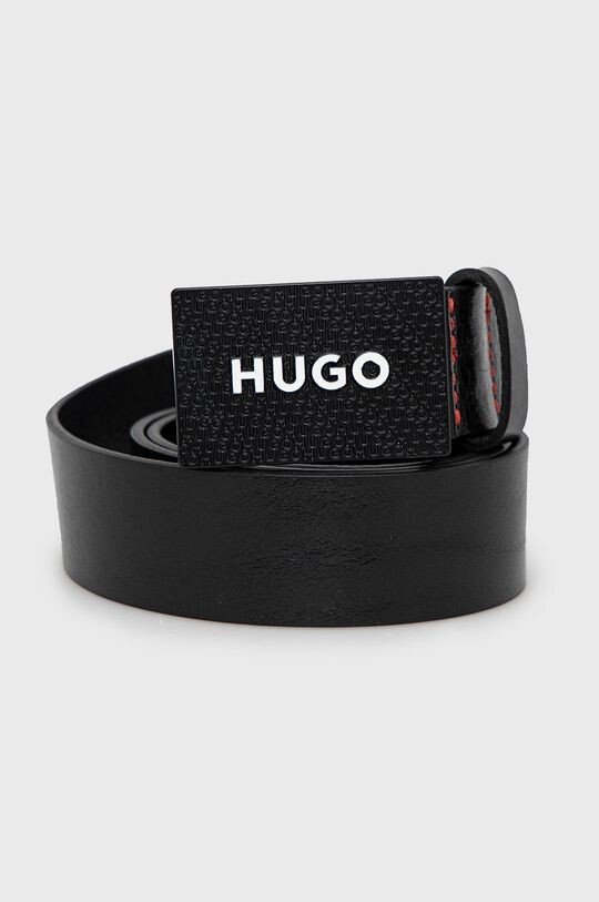 

Кожаный ремень Hugo, черный