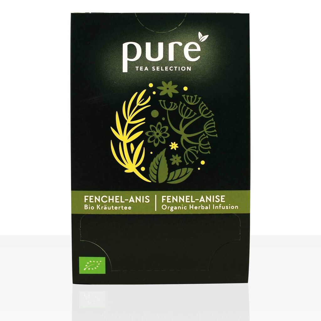 

Травяной чай PURE Tea Selection с фенхелем и анисом, 25 чайных пакетиков по 2,5 г