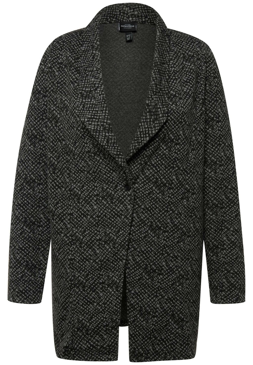 

Короткое пальто Ulla Popken, цвет Mottled Dark Grey