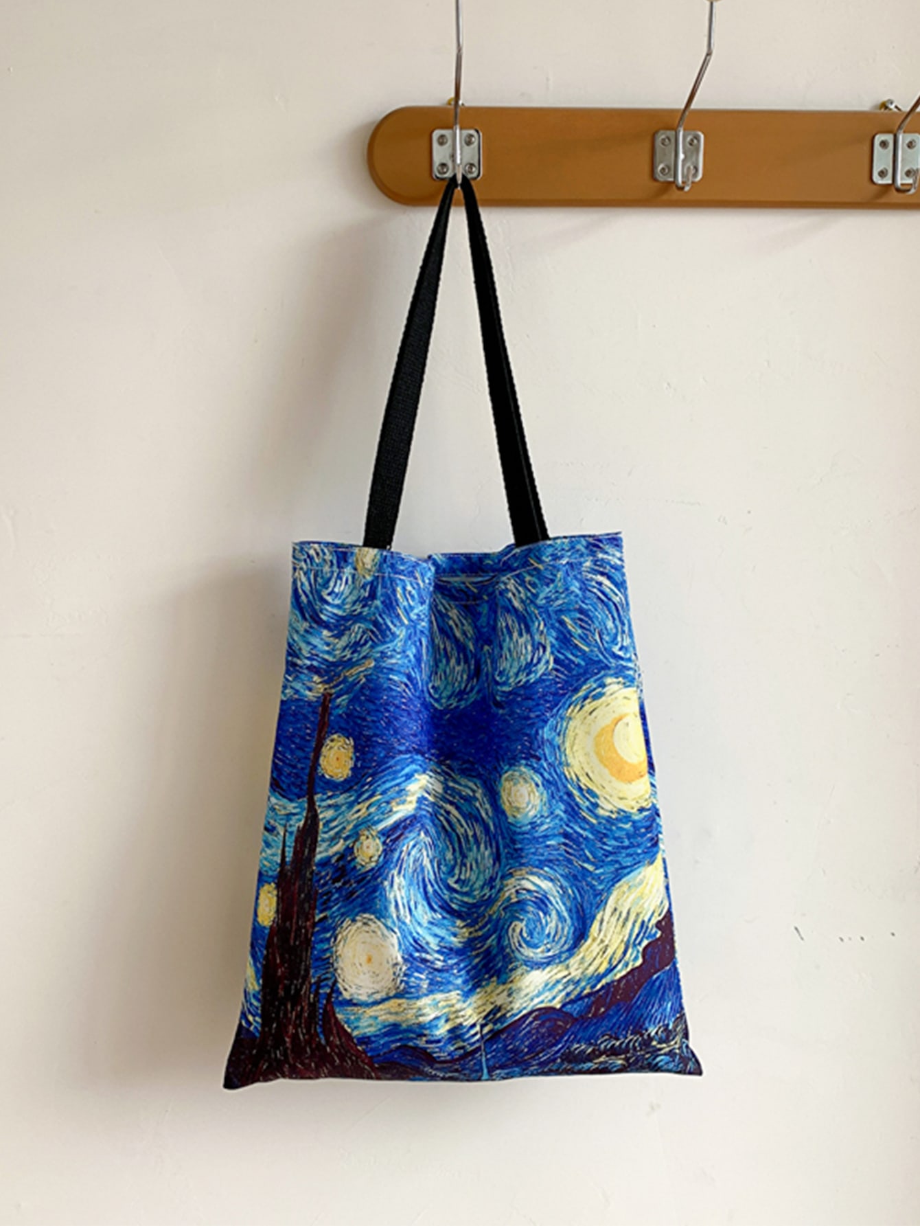 Женская холщовая сумка с графическим принтом, многоцветный холщовая сумка vibrance