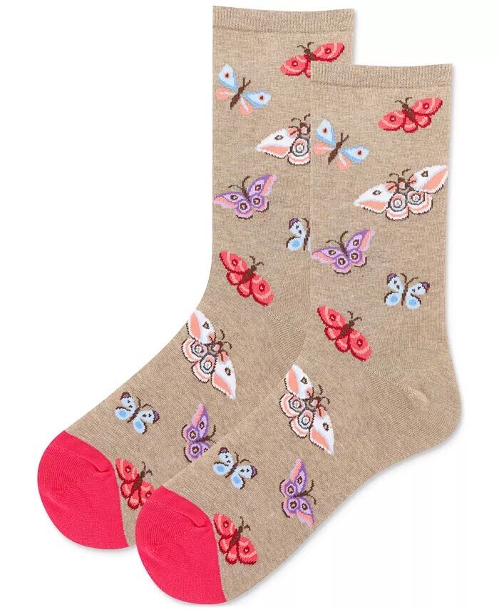 

Женские носки с принтом моли Hot Sox, белый