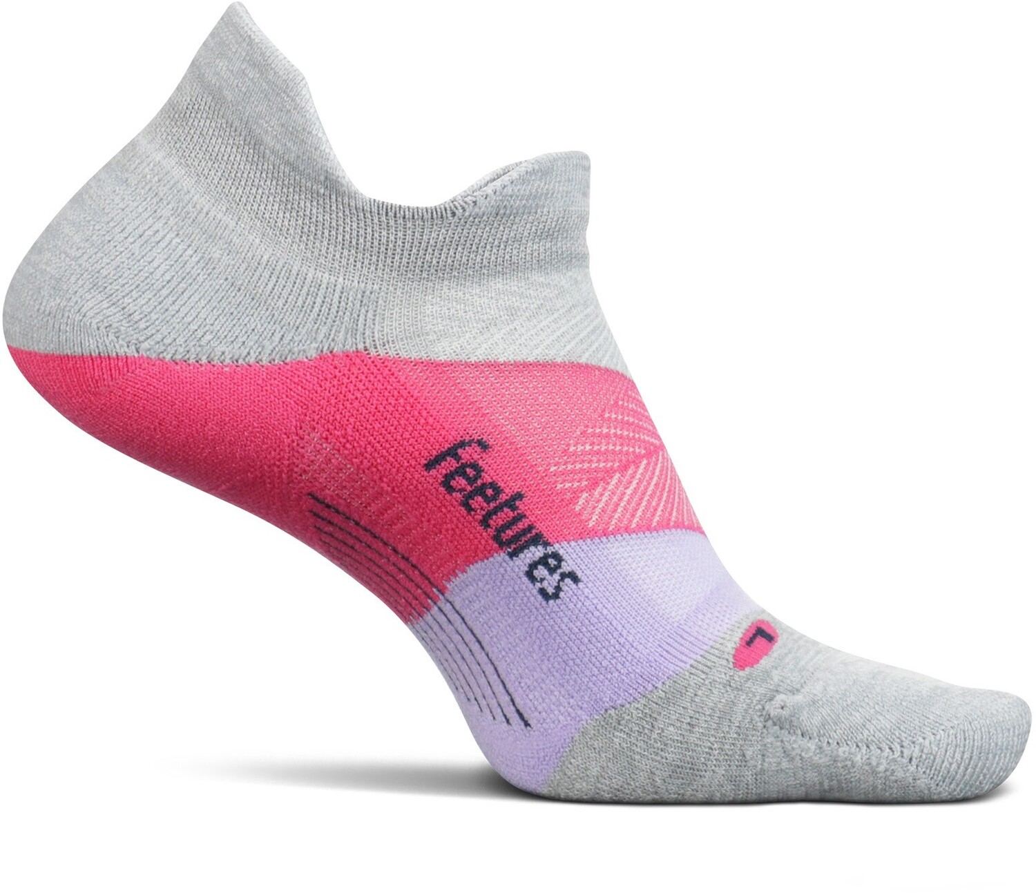 

Носки с вкладками Elite Light Cushion No-Show Feetures, серый
