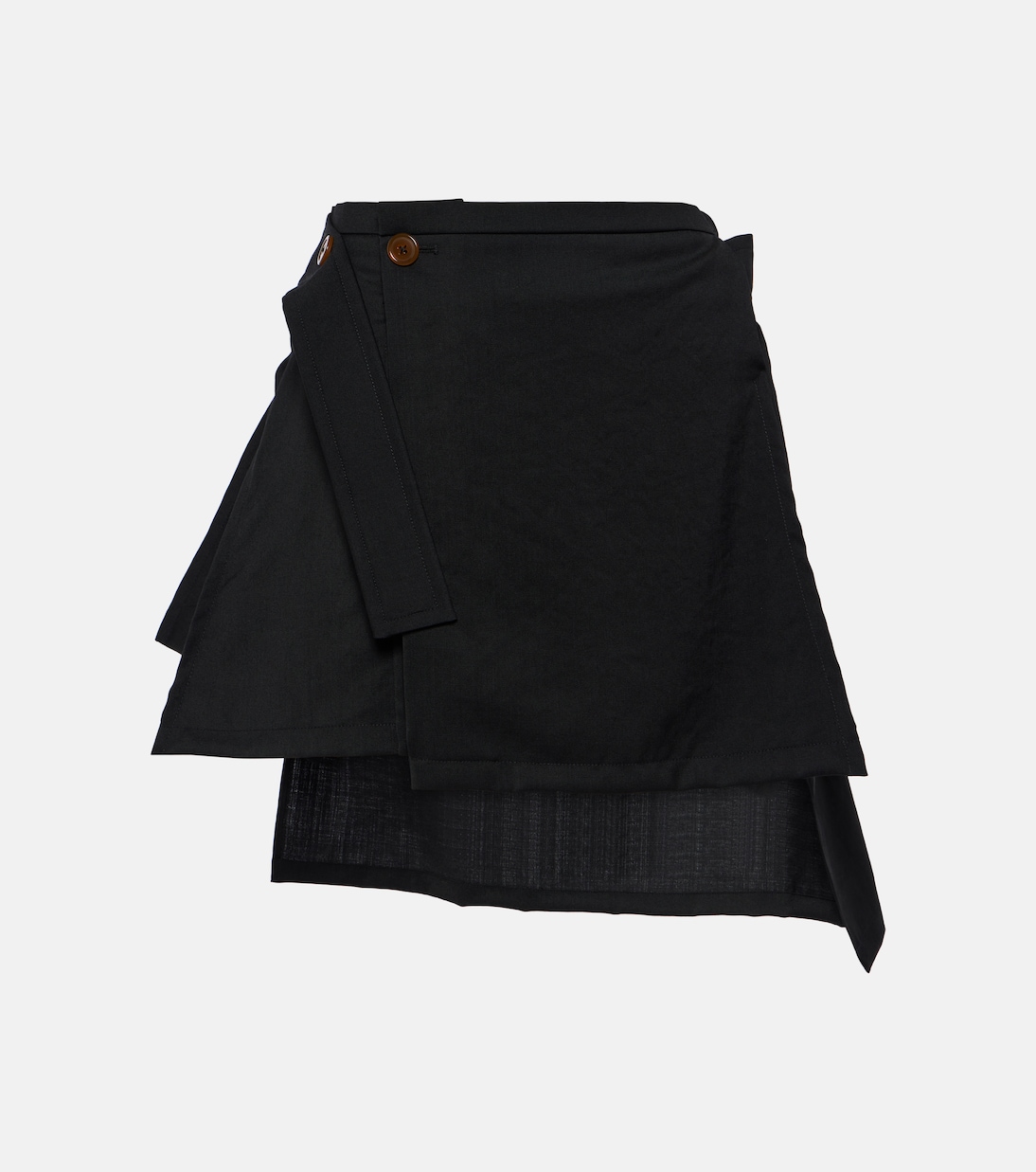 Шерстяная мини-юбка Vivienne Westwood, черный vivienne westwood anglomania мини юбка
