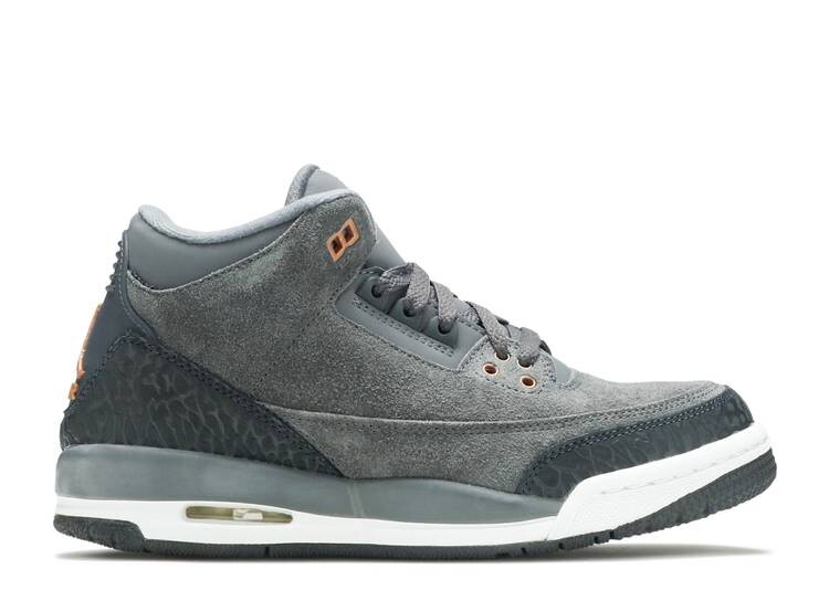 

Кроссовки AIR JORDAN 3 RETRO GS 'ANTHRACITE', черный