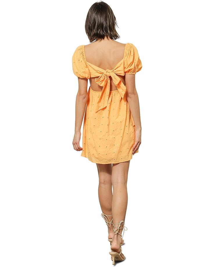 Платье line and dot Trixie Mini Dress, оранжевый